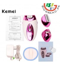 Kemei 3 in 1 Rechargeable Lady Epilator and Shaver KM-205 